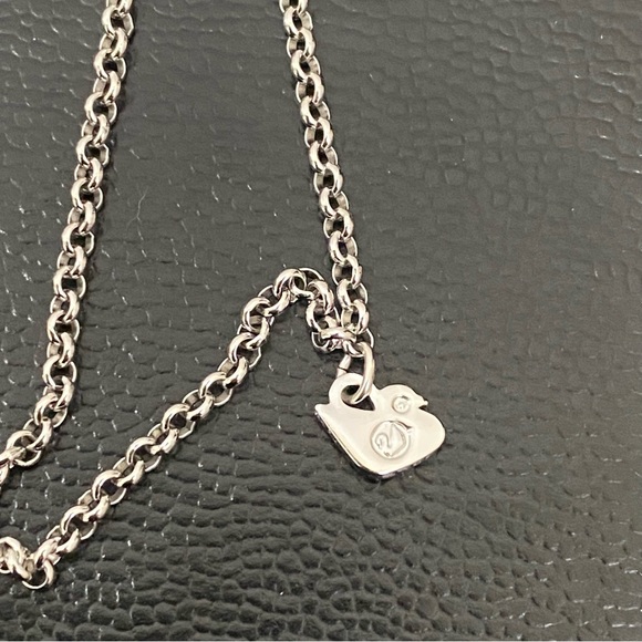 SWAROVSKI Signed Ladies PIN-UP Crystal Rhinestone Silver Gold Balls 30” Necklace - Picture 14 of 15